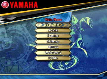 Yamaha Supercross screen shot title